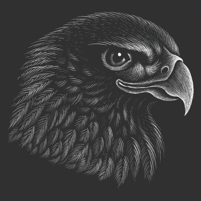 Eagle Lines Realistic Drawing Eagle Art
