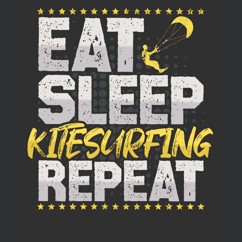 Kitesurf Manger Dormir Répéter Surf Kitesurf