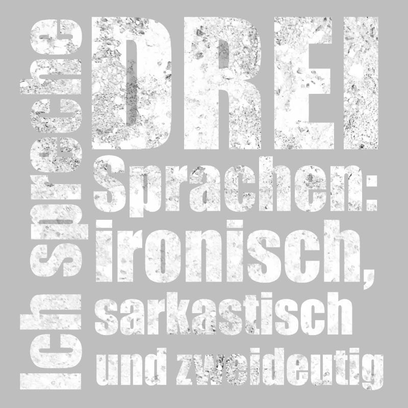 ironisch sarkastisch zweideutig Spruch Geschenk
