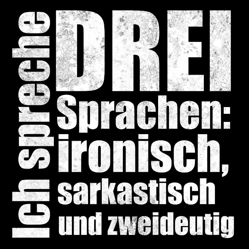 ironisch sarkastisch zweideutig Spruch Geschenk