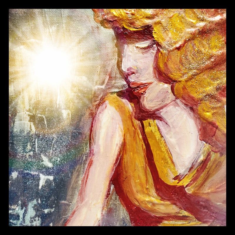Frau in der Sonne