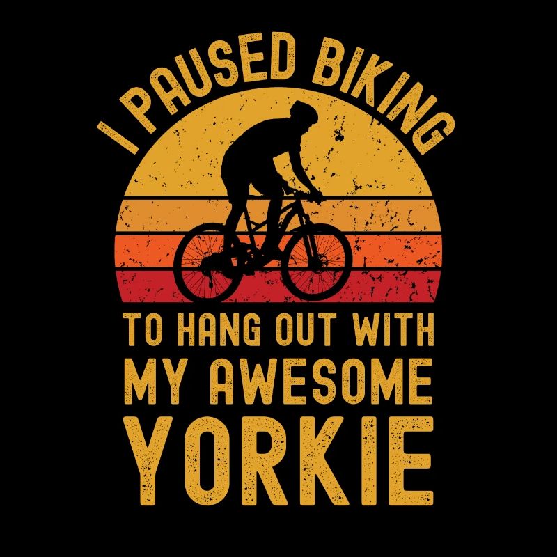 Cyclisme et Yorkshire Terrier