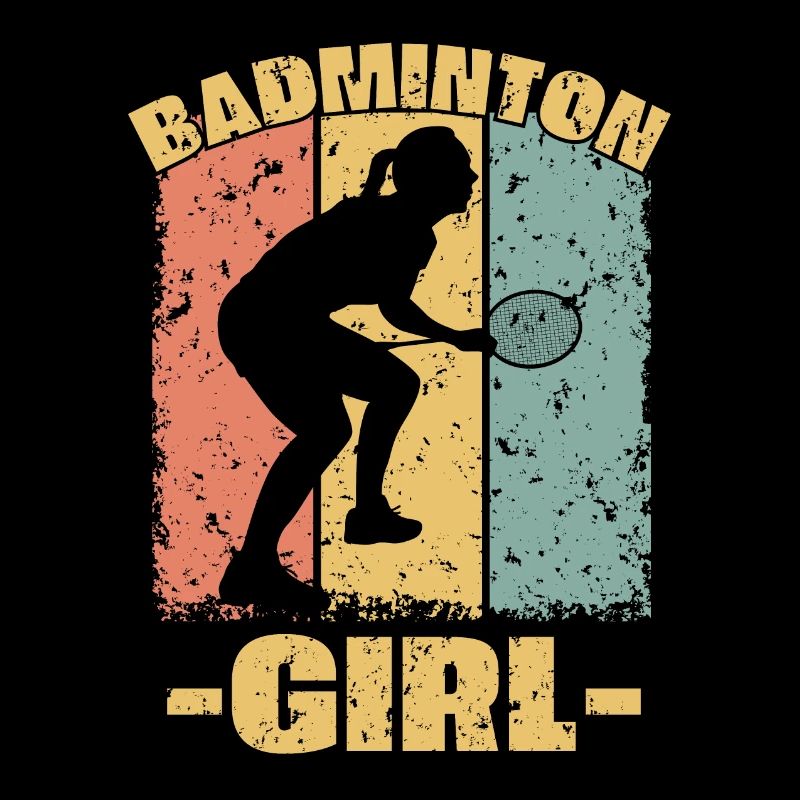 Femmes Badminton rétro