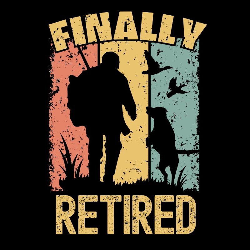 Caccia pensionamento retro