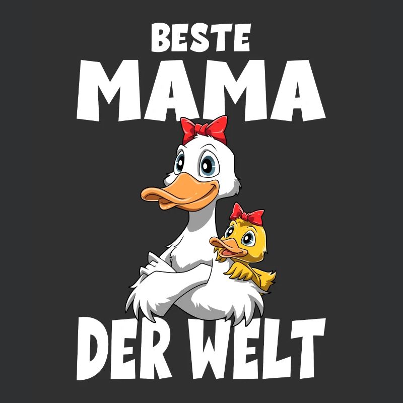 Beste Mama der Welt Muttertag Mutter Enten