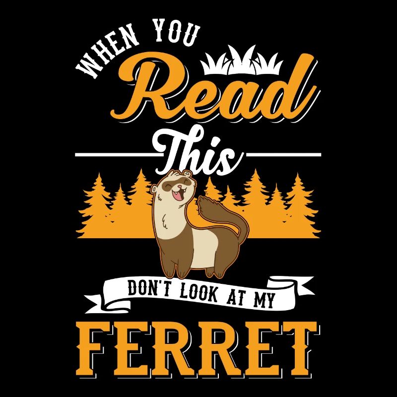 Frettchen Liebhaber Ferret Geschenk