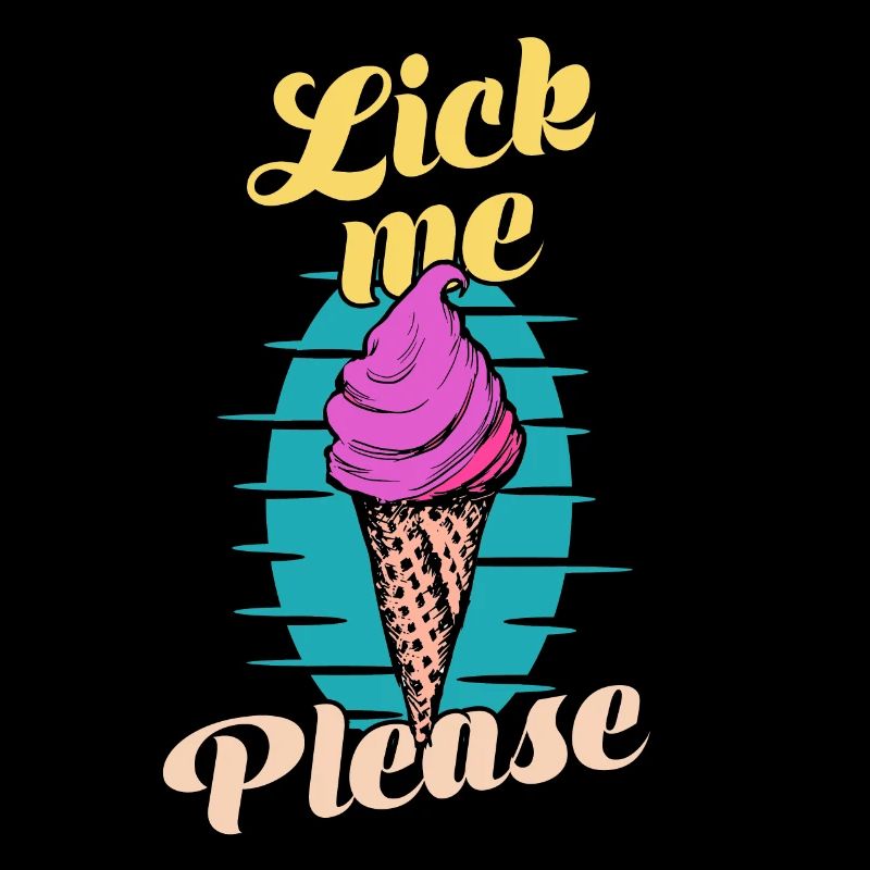 Leck mich bitte Eis Eiscreme Sommer