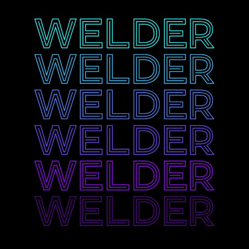 Welder Welding Welding Retro