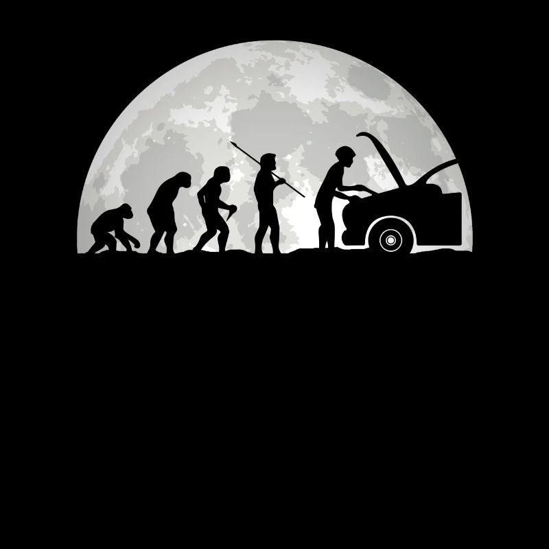 Évolution de la mécanique automobile dans le cadeau au clair de lune