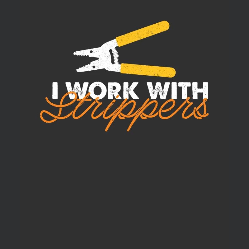 Ich arbeite mit Stripper Elektriker Geschenk