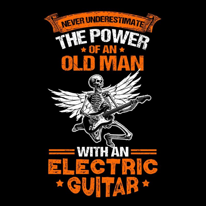 Rock and Roll Alter Gitarrist E-Gitarre