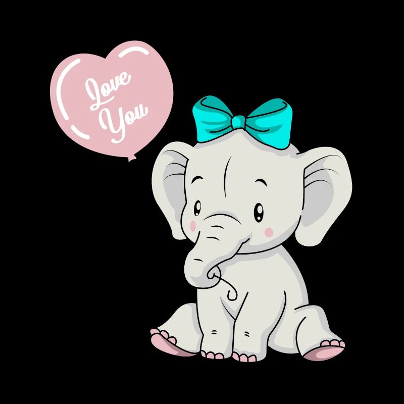 Baby Elefant Liebe Geschenk Geschenkidee