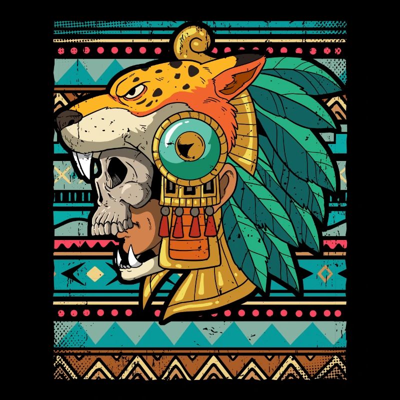 Guerrier aztèque mexicain Aztèques