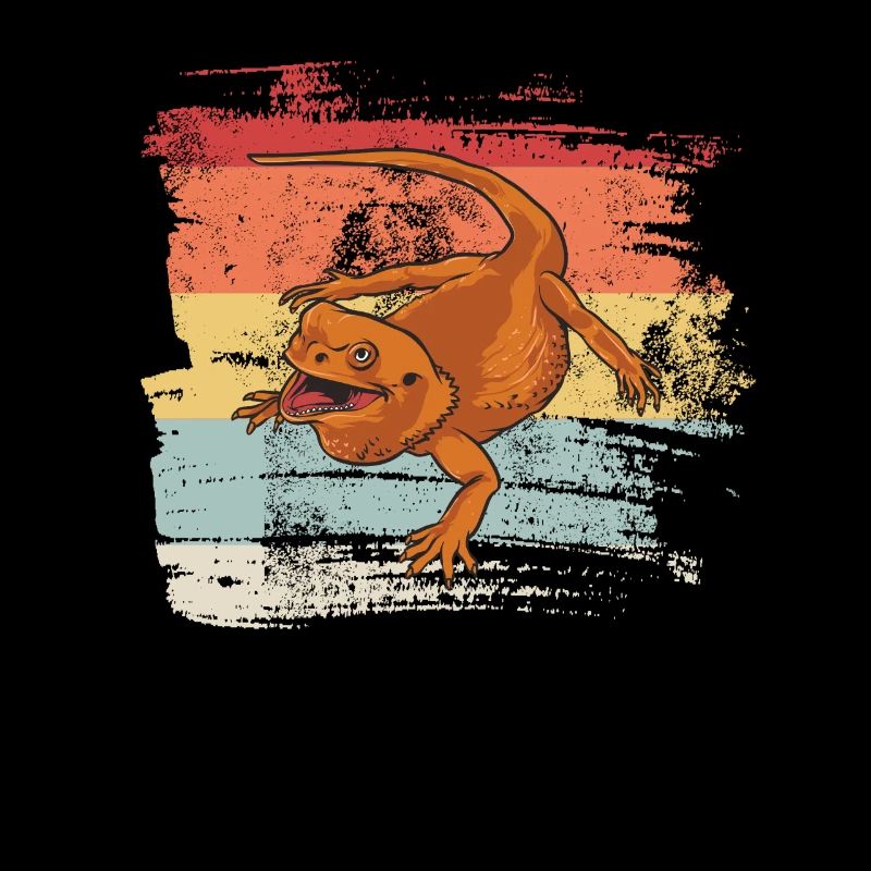 Retro Bartagamen