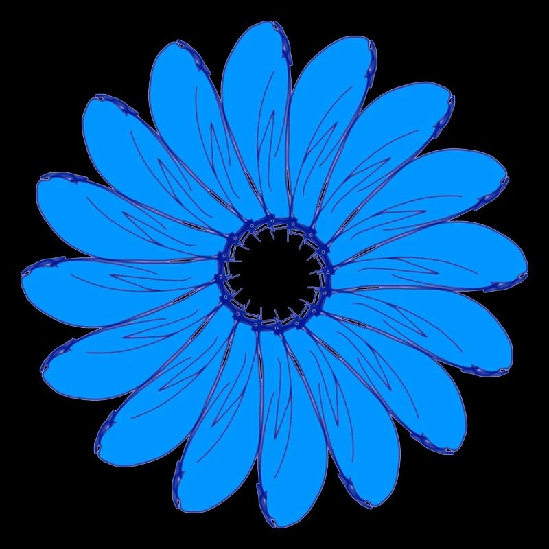 blue flower
