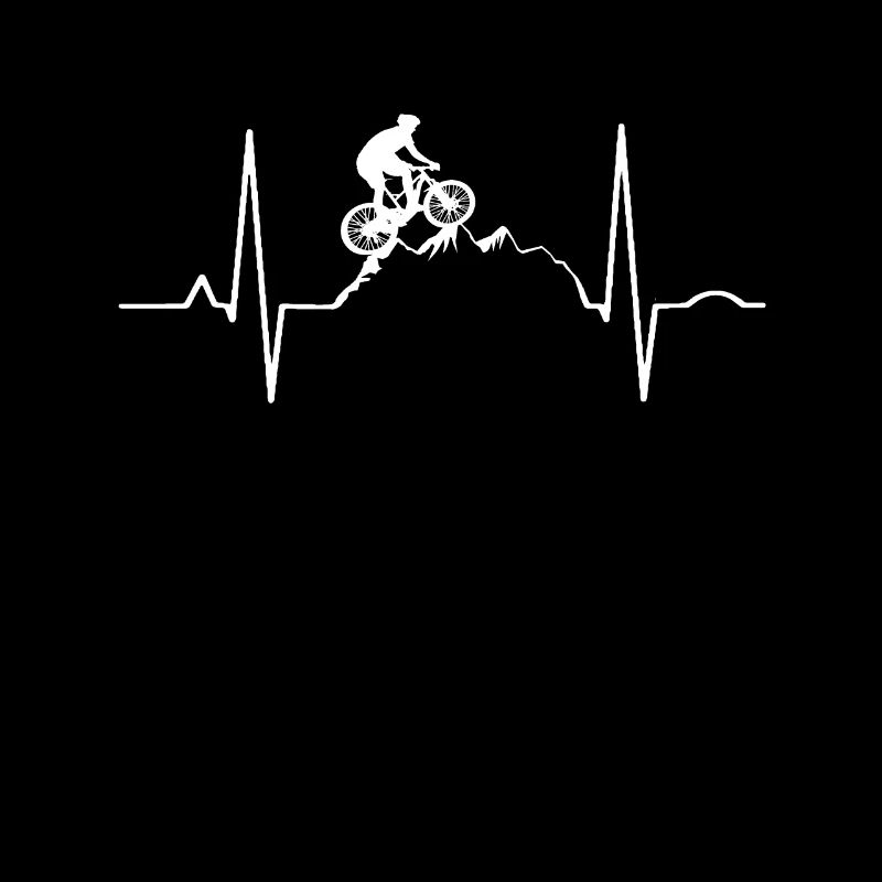 Mountainbiker Herzschlag