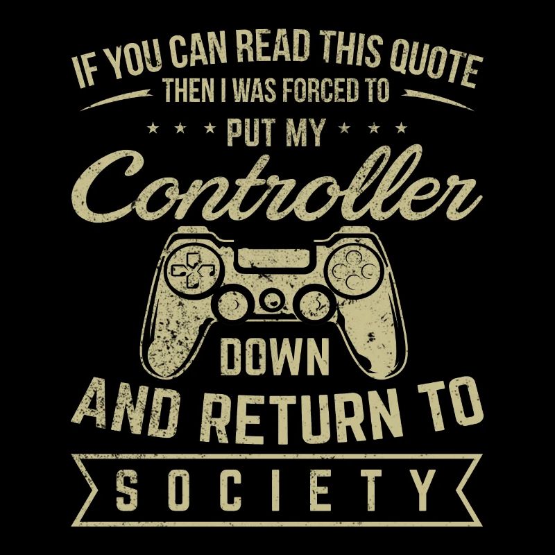 Zocker Geschenk - Gaming Nerd Controller Spiele