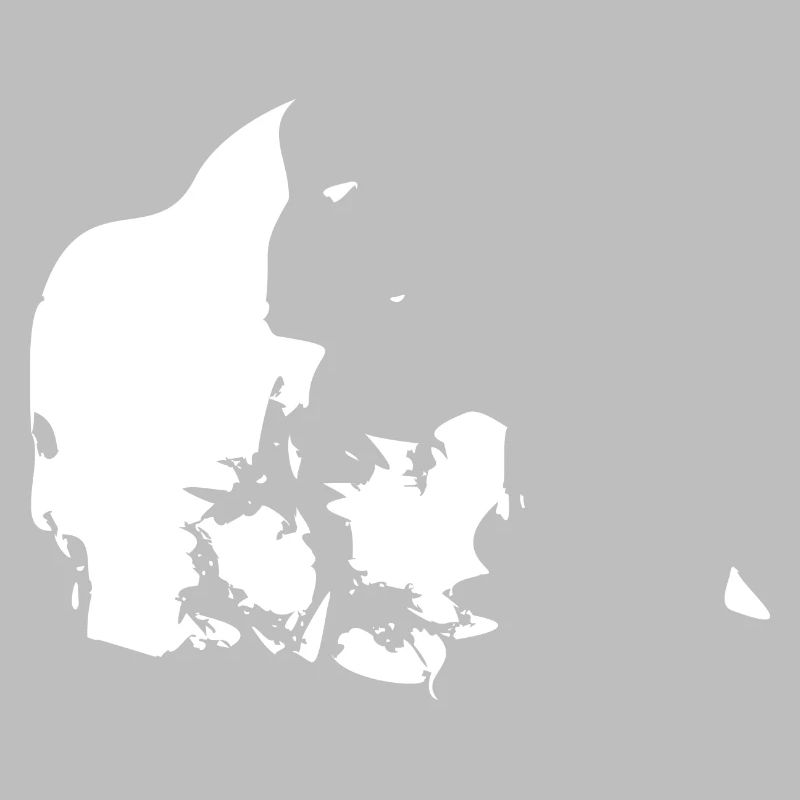 Drapeau de carte Danemark