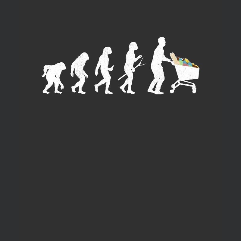 Supermarché panier shopping clients Evolution