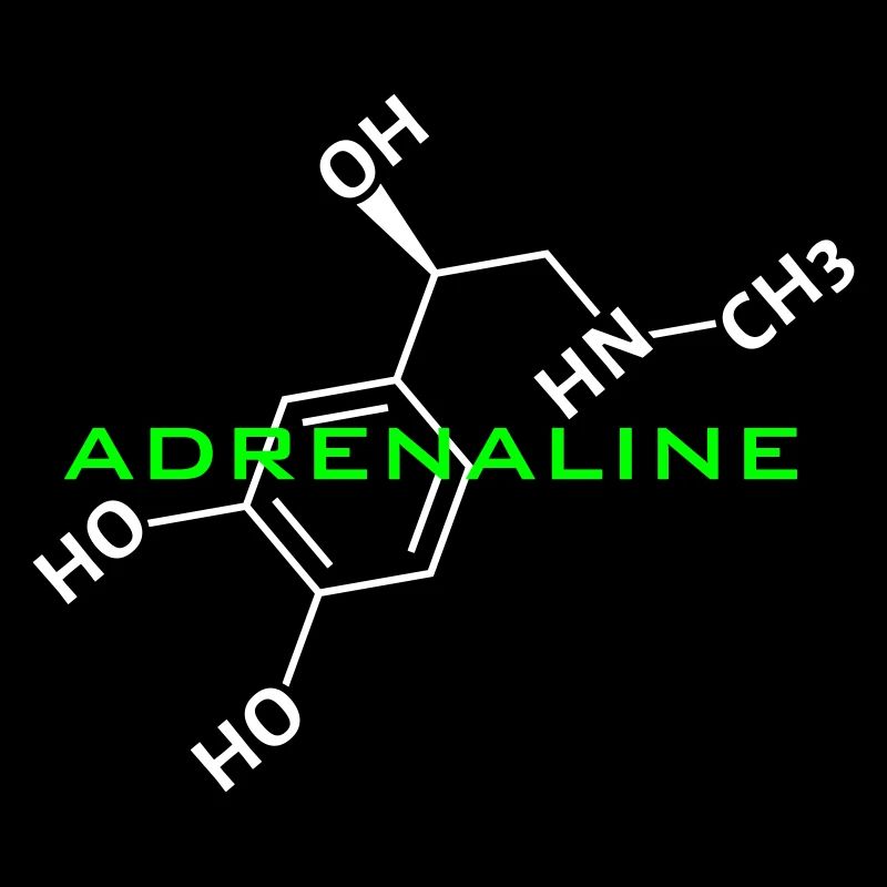 Formule structurelle d’adrénaline