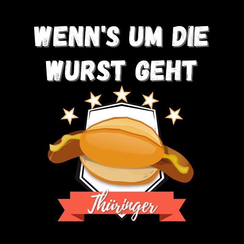 Bratwurst Thüringer Grill Wurst Geschmack Spruch