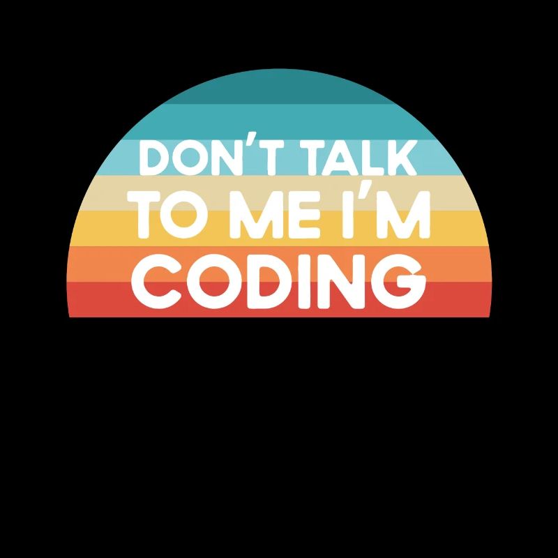 Ne me parlez pas, je code un cadeau drôle