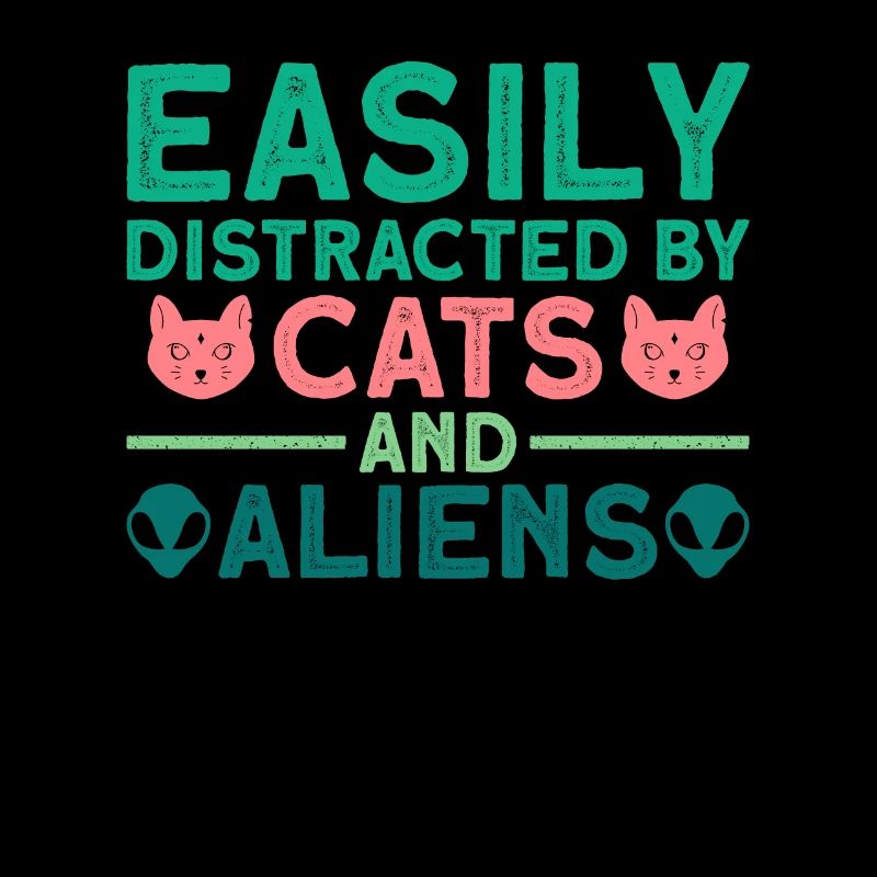 Facilement distrait par les chats et les extraterrestres - Alien
