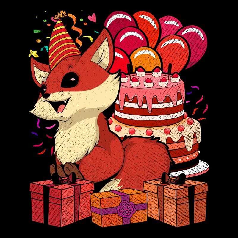 Birthday Animal Gift Fox