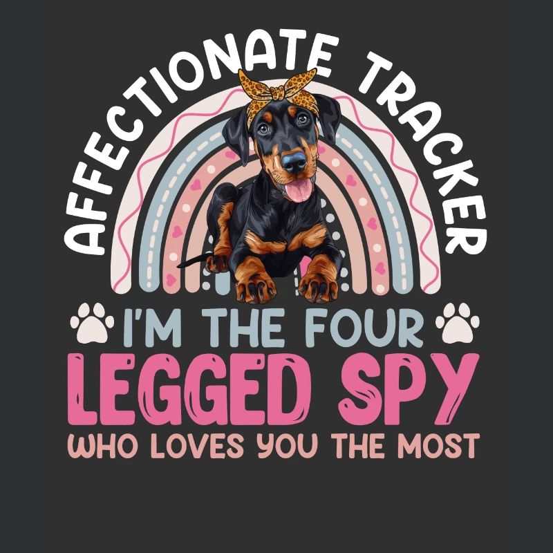 Doberman Dog AFFECTIONATE TRACKER FOUR LEGGED