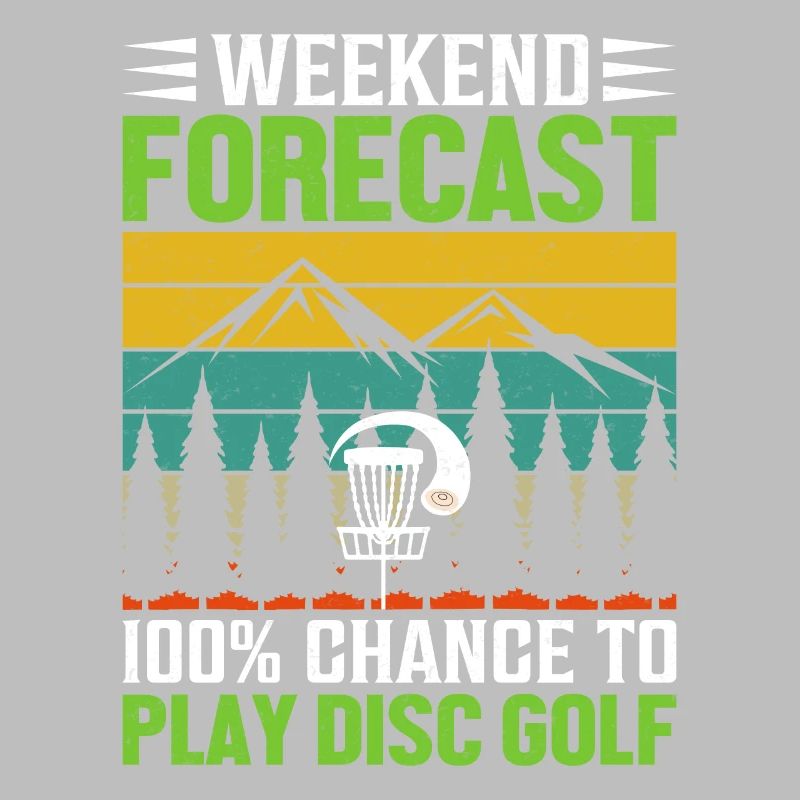 Prévisions du week-end 100% de chances de jouer au disc golf
