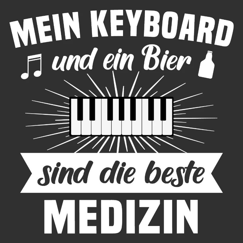 Keyboard Musiker Keyboarder Bier Geschenk