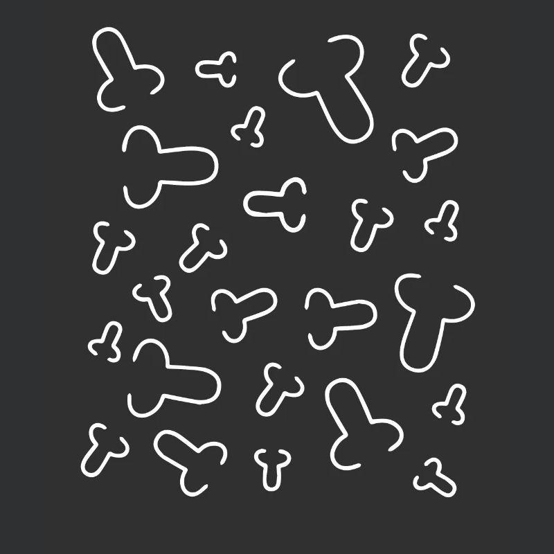 Penis Graphic Pattern - Penis small and large