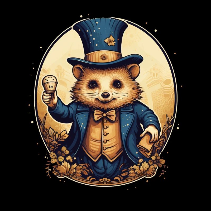 Hamster zaubert Magie Zauberer