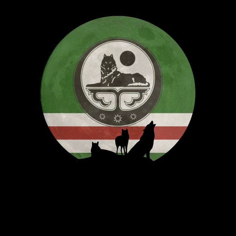 chechnya Moon chechen Wolf