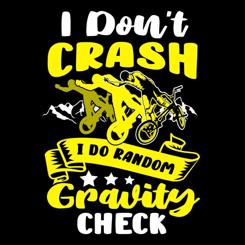Fahrradfahrer Radtour Crash Random Gravity Check