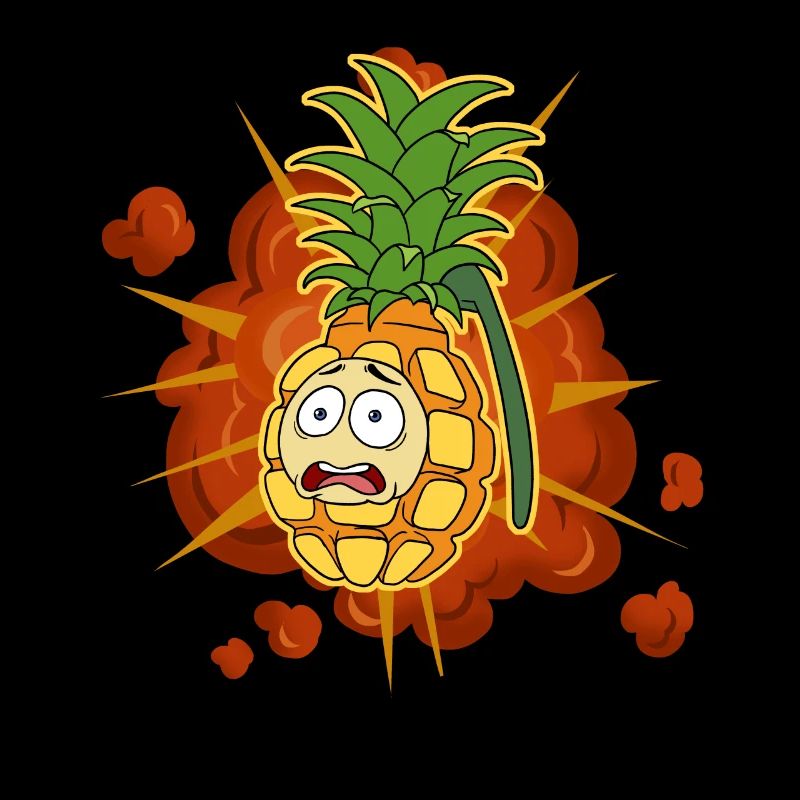 Pineapple Grenade Ananas Geschenk