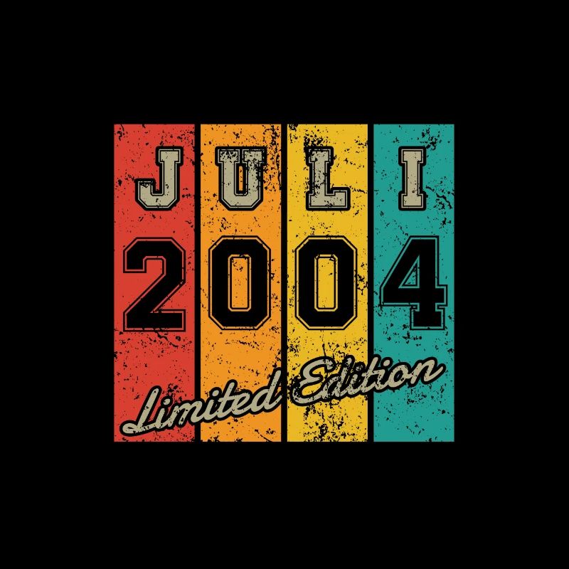 Geburtstag: Juli 2004 - Limited Edition Retro
