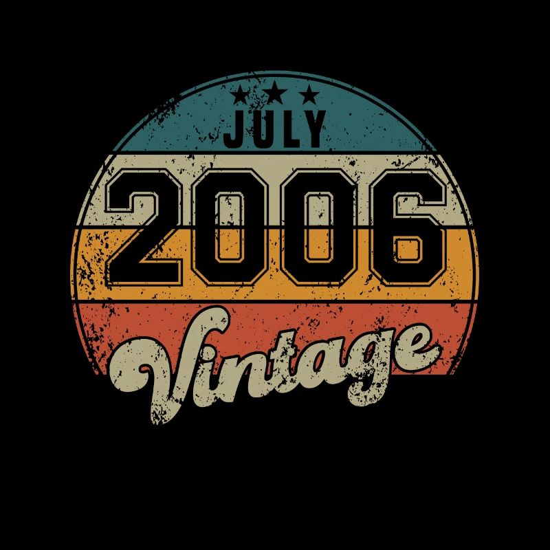 Vintage Geburtstag - Juli 2006 - Geschenkidee