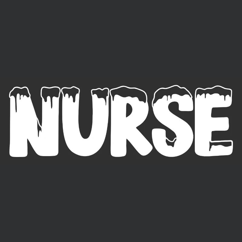 Text Ice Christmas Costume Nurse
