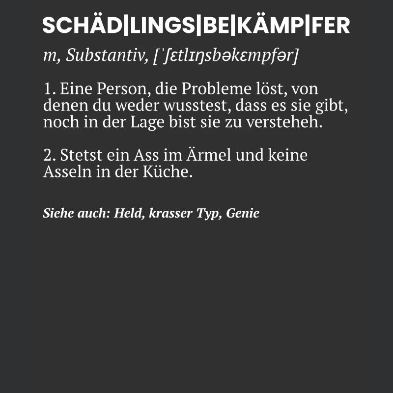 Kammerjäger Schädlingsbekämpfer