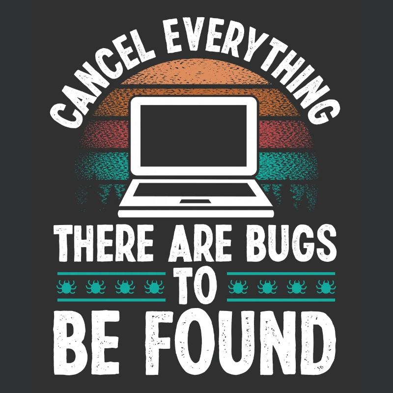 Assurance qualité Vintage Bugs Code Testing QA