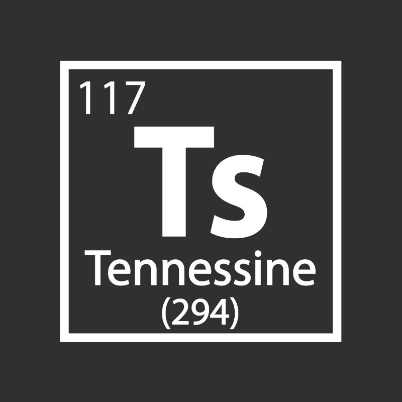 Periodensystem des Tennessine-Elements