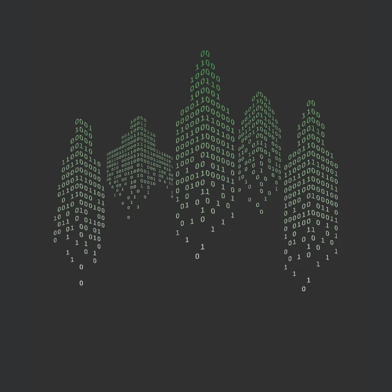 Binary City Computer Scientist Hack Coder