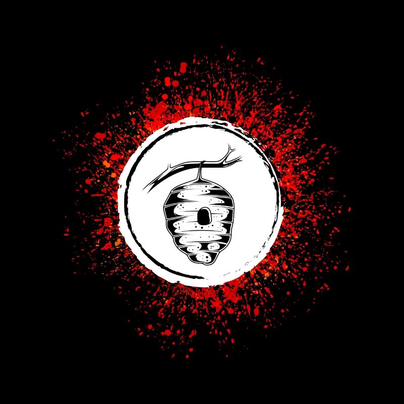 Beekeeper honey bee nest