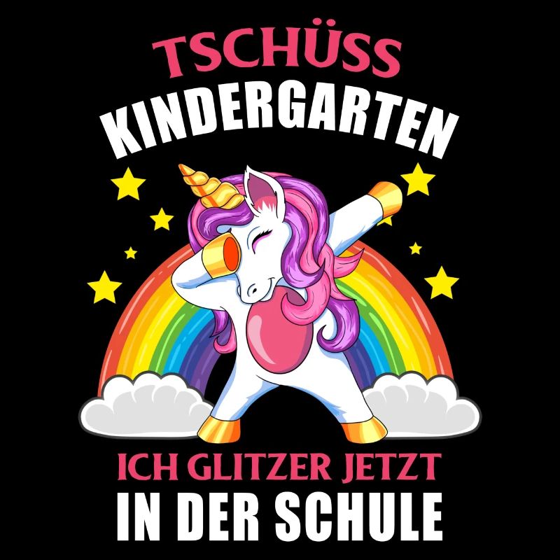 Tschüss Kindergarten Ich Glitzer in der Schule