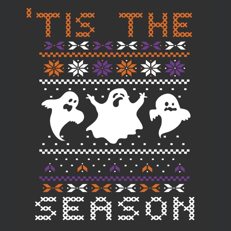 Stitch Pattern Ghost Creatures Saison Halloween