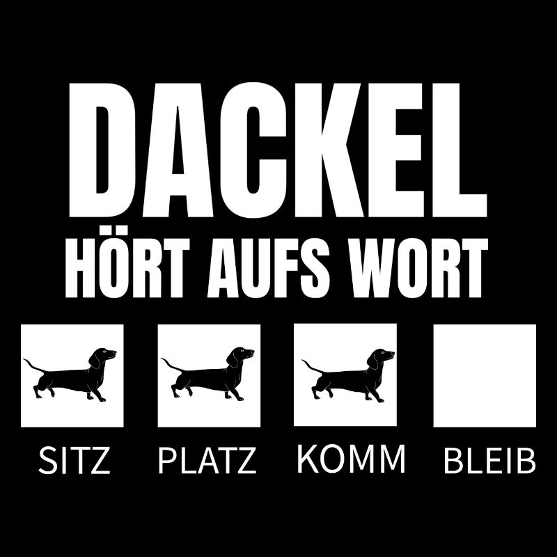 Dackel Hört aufs Wort