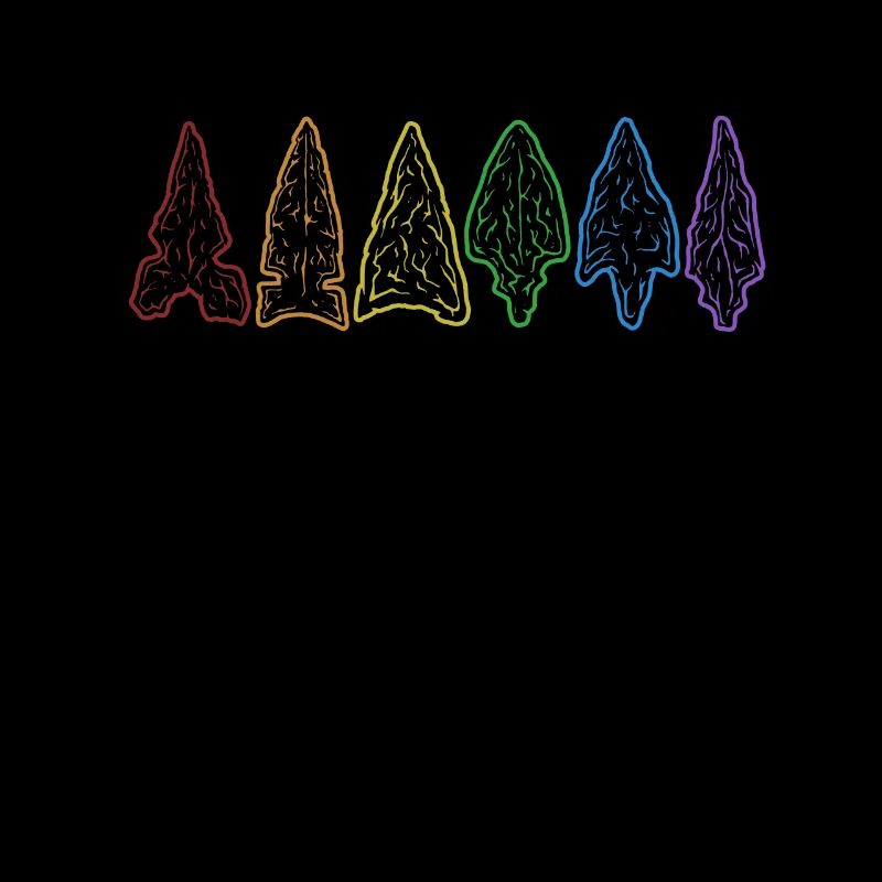 Pointes de flèches LGBT Conseils de chasse arc-en-ciel Pointes de flèches