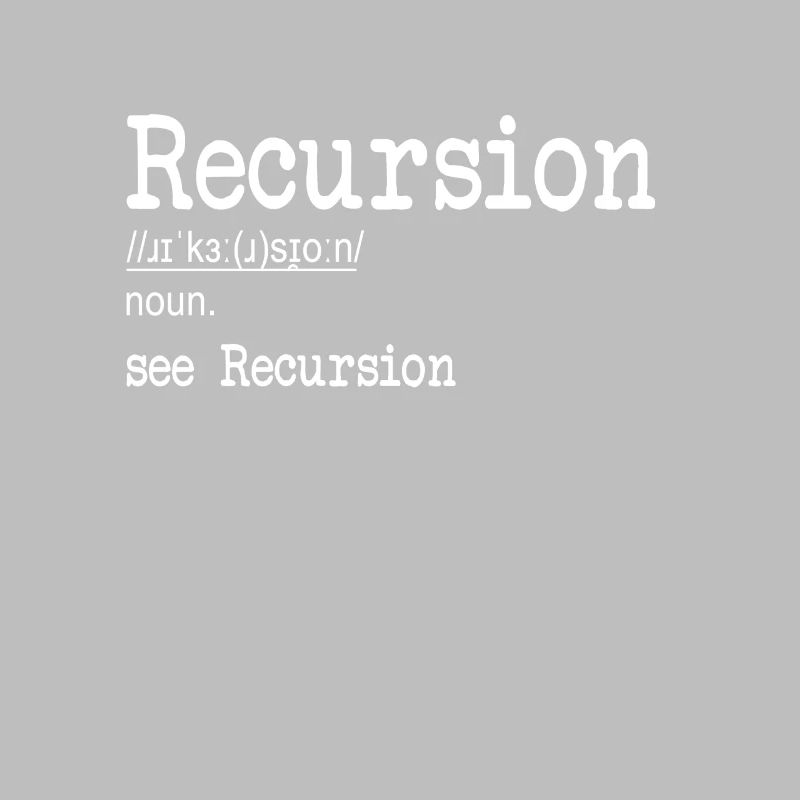 Récursion Définition Développeur Codeur Programmeur