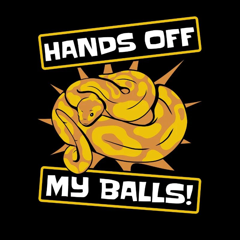 Hands Off My Balls Python Snake Banana Ball